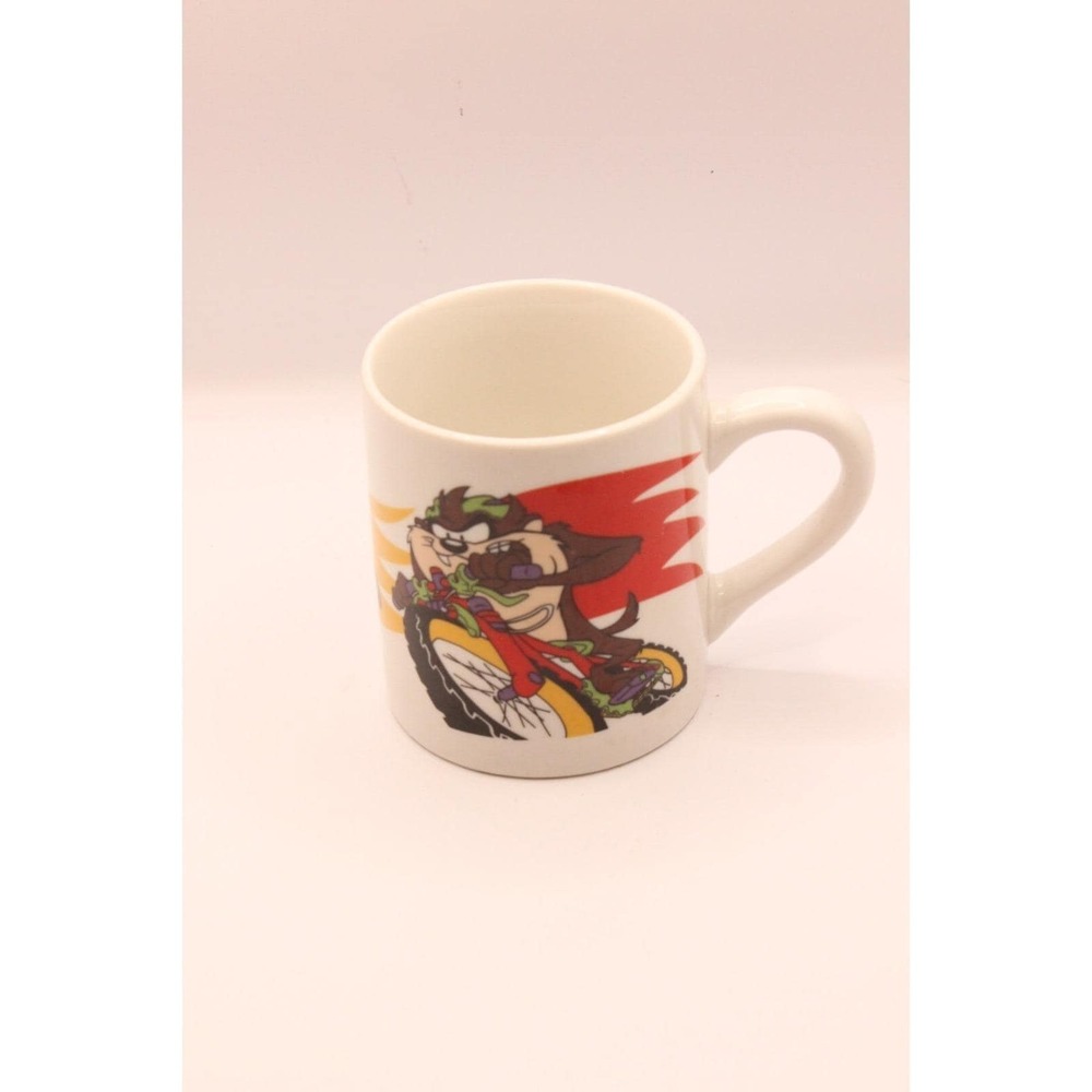 Looney Tunes TAZ The Tasmanian Devil on Motorcycle Coffee Mug